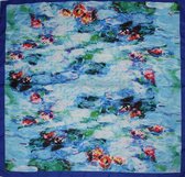 ThannaPhum kunst design sjaal 85 x 85 - water flower