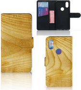 Xiaomi Mi Mix 2s Book Style Case Licht Hout