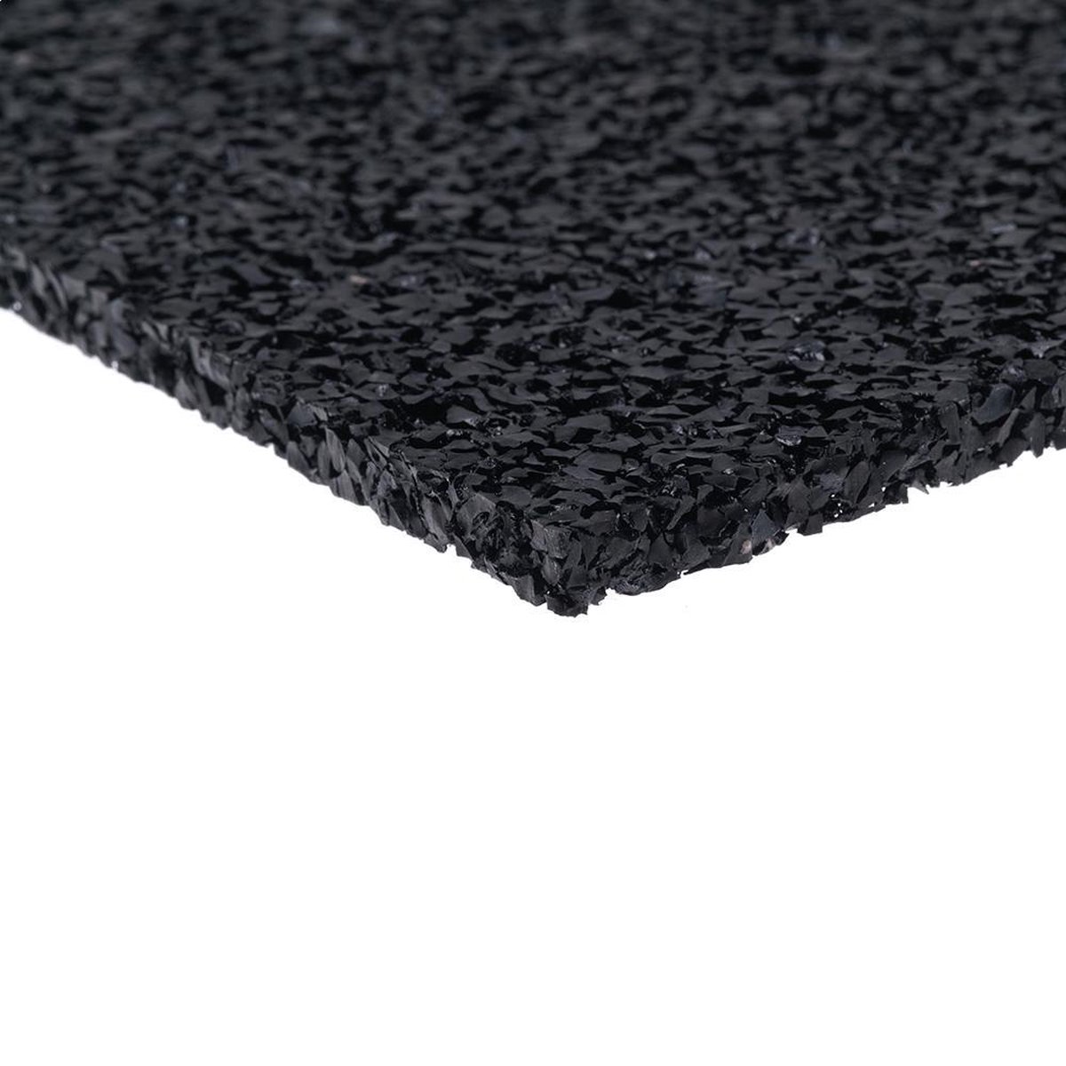 Beschermmat rol van 12,5 m² dikte 8 mm - Rubber granulaat Zwart | bol.com