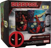 Deadpool - Comic Style Heat Change Mug