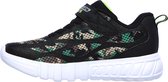 Skechers Flex Glow Rondler Jongens Sneakers - Groen/Multi/Zwart - Maat 32