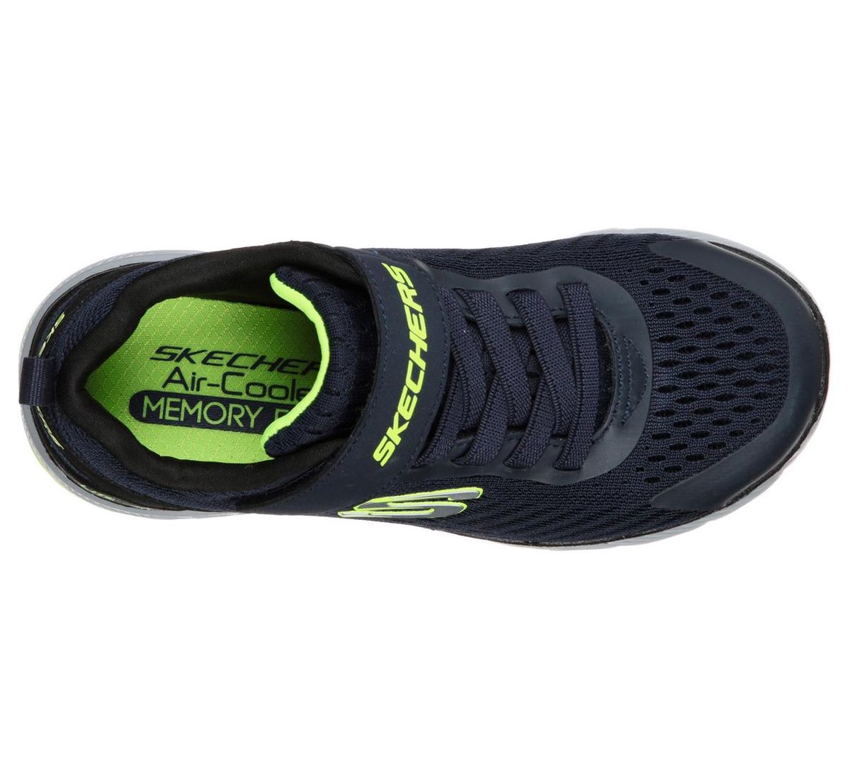 Skechers Sneakers - Maat 33 - Jongens - navy/geel/zilver | bol.com