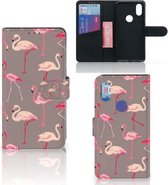 Xiaomi Mi Mix 2s Telefoonhoesje met Pasjes Flamingo