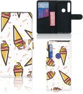 Motorola One Action Book Cover Icecream