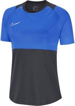 Nike Academy 20 SS Sportshirt - Maat XS  - Vrouwen - blauw/ grijs