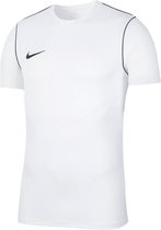Nike Dri-FIT Mannen Sportshirt - White/Black/Black - Maat L