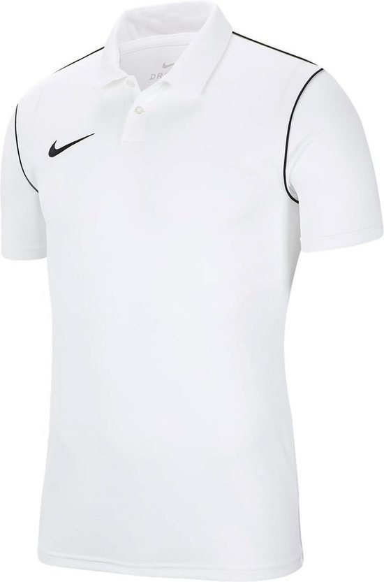 Nike Sportpolo - Maat 140  - Unisex - wit/zwart