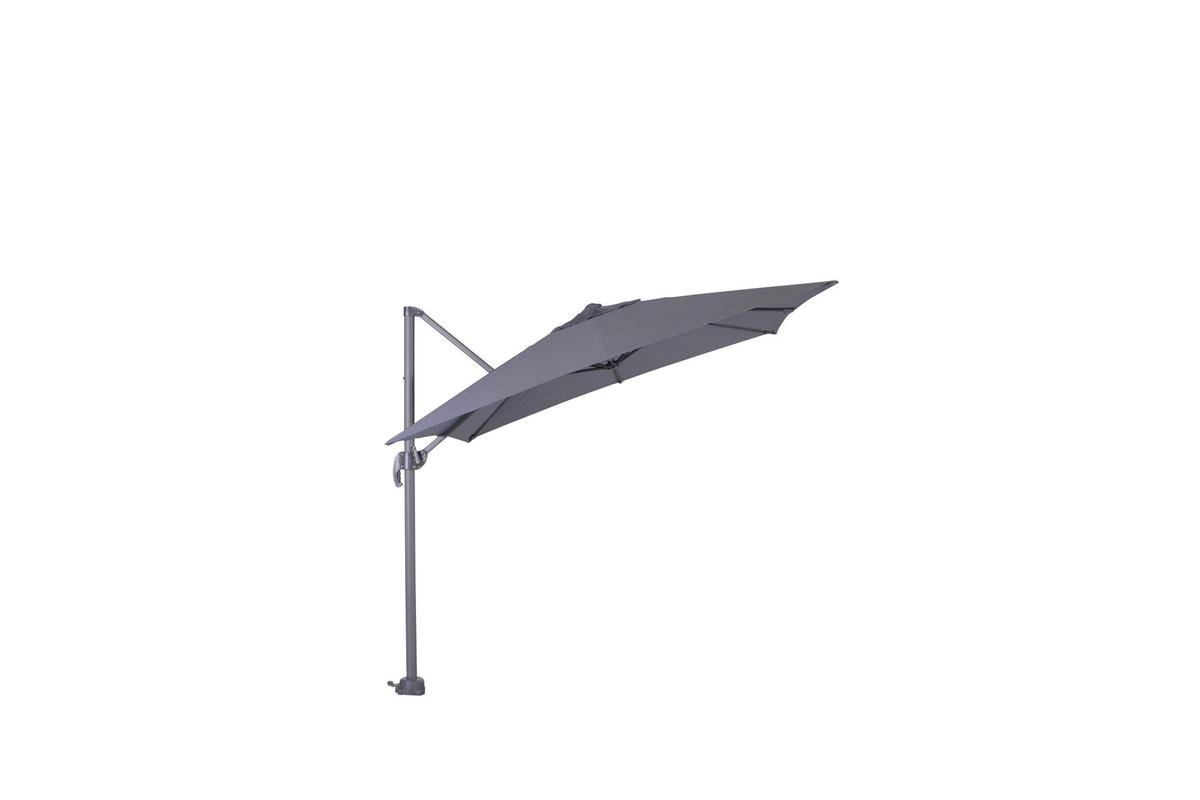 Hawaii parasol S - 250x250 cm - carbon black - donker grijs – foto 5