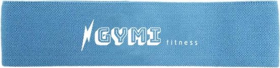 GYMI fitness weerstandsbanden | Resistance bands | Fitness elastiek | Booty Band | Weerstandsband licht blauw | Sterkte: light