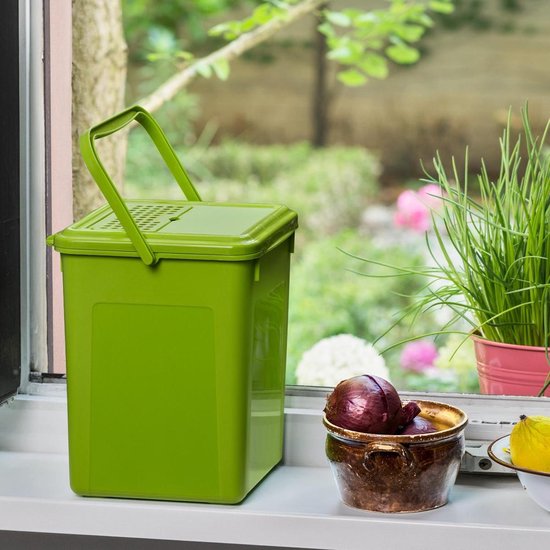 ROTHO organische compostbak 8,0 liter limoengroen Composter