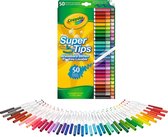 Crayola 50 Afwasbare Viltstiften met superpunt