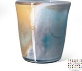 Design vaas sidney - Fidrio ATLANTIC - glas, mondgeblazen - diameter 24 cm hoogte 25 cm