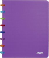 Atoma Tutti Frutti schrift, ft A5, 144 bladzijden, gelijnd, transparant paars