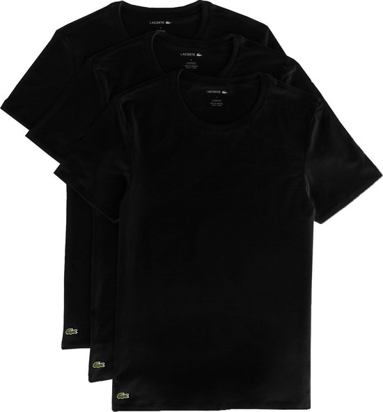 Lacoste Heren 3-pack Ondershirt - Zwart - Maat XXL