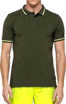 Sundek Poloshirt - Mannen - donker groen/groen/zwart