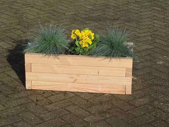 Houten Plantenbak Vierkant - 100 x 100 x 35 cm - Moestuinbak Tuinborder  Verhoogde... | bol.com