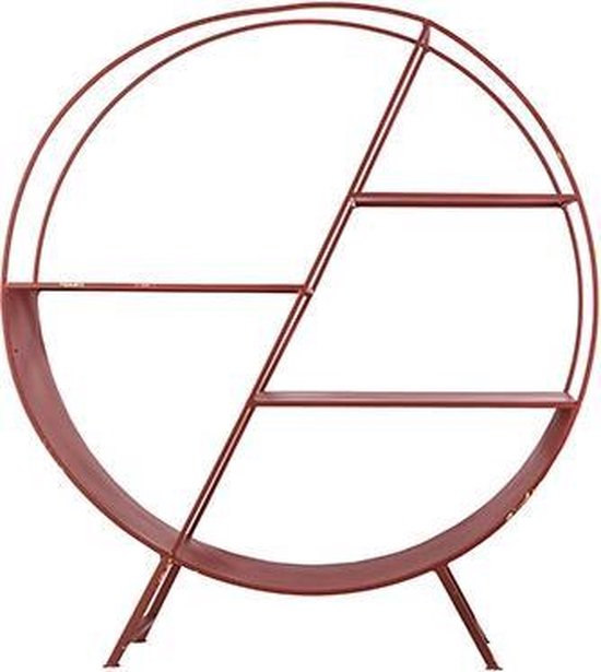 Cosy&Trendy Circle rek metaal - 70 x 18 x 78,5 cm - Koper