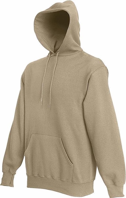 Fruit of the Loom capuchon sweater kaki voor volwassenen - Classic Hooded Sweat - Hoodie - Heren kleding L (EU 52)