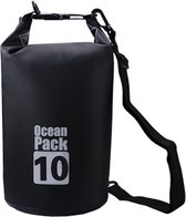 Oceaan Pack 10 Liter - Dry Bag - outdoor droogtas - zwart