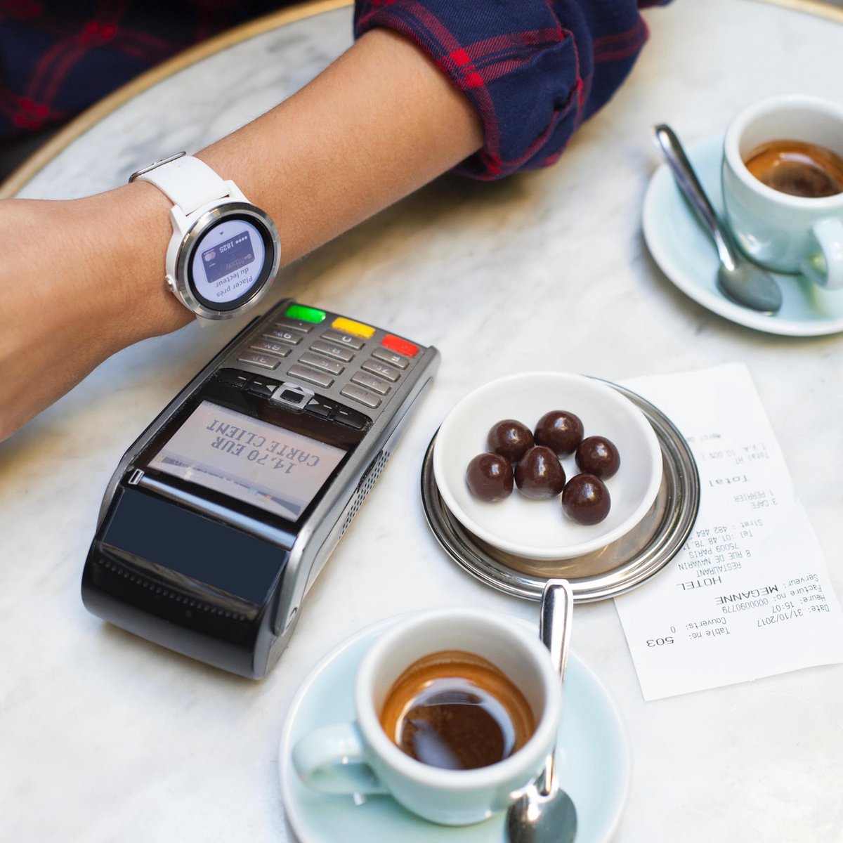 Garmin vivoactive 3, wit/rosegold | bol.com