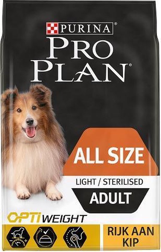 Pro Plan All Sizes Adult Light - Kip met Optiweight - Hondenvoer - 14 kg