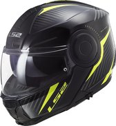 LS2 FF902 Scope Modulaire Helm -Skid Black / Hi Vis Yellow XS