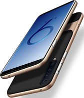 Samsung Galaxy A9 2018 Backcover | Goud | TPU - Hard PC | Kickstand