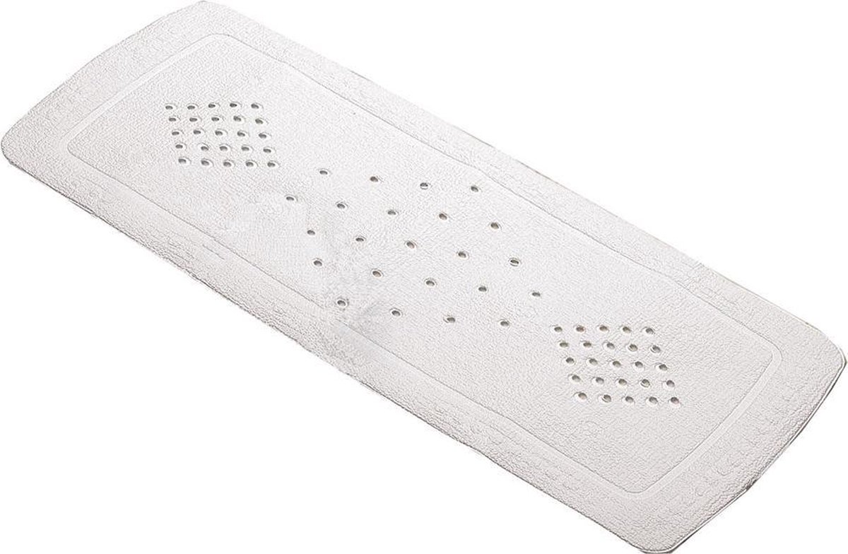 Antislip badmat Joy Wit 36x72cm