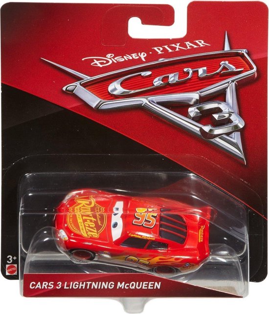 bol.com | Cars Lightning McQueen Auto Die Cast - 1:55 - Rood