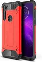 Motorola Moto G8 Power Hoesje - Armor Hybrid - Rood