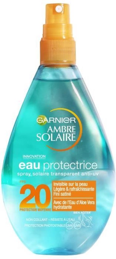 Garnier Ambre Solaire UV Water SPF 20 Zonnebrand Spray - 150 ml
