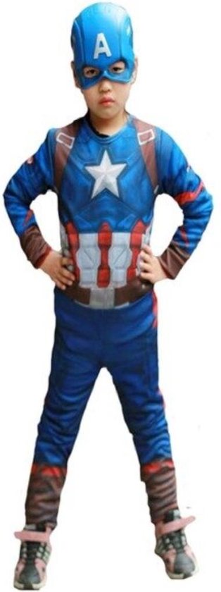 Toegeven documentaire vorm WiseGoods - Avengers - Captain America Kostuum - Verkleedkleding -  Kinderkostuum -... | bol.com