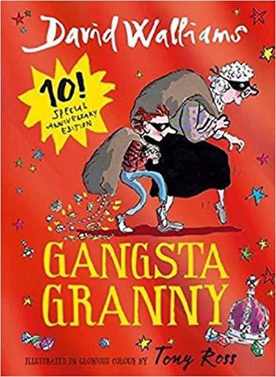 Gangsta Granny kinderboek, 10! Speciale jubileumeditie, geïllustreerd door Tony Ross.