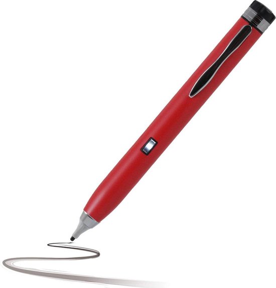 Broonel Rood fijne punt digitale actieve stylus pen voor Android en iOS |  bol