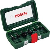 Bosch Wolfraamcarbide frezen - 6-delig