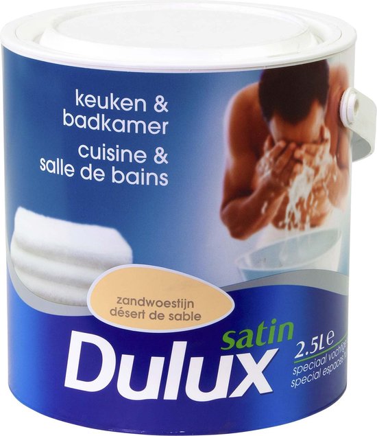 Bol Com Dulux Keuken Badkamer Verf Zandwoestijn Satin 2 5l