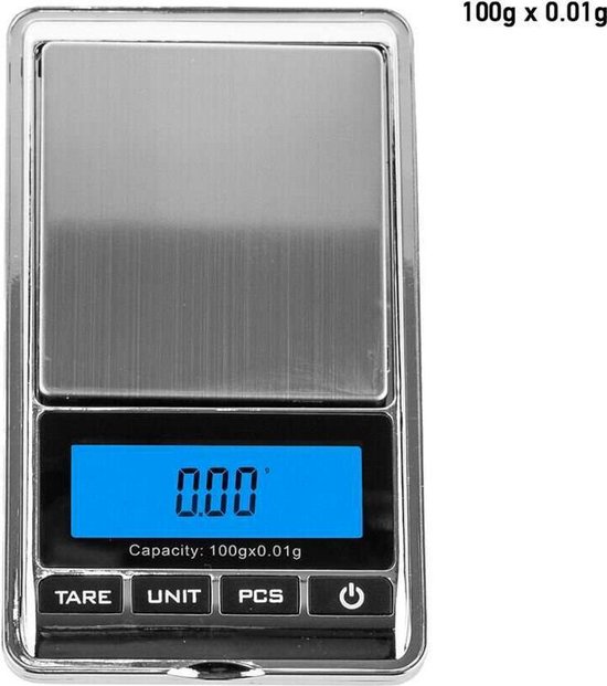 Altijd Geleerde Wasserette Digitale Weegschaal inclusief batterijen | Keuken Weegschaal met  batterijen| Kruiden |... | bol.com