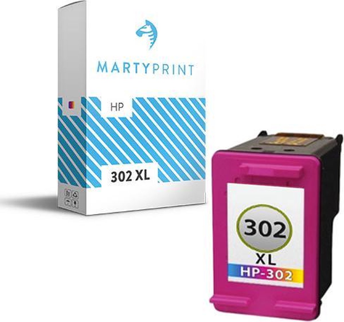 MaryPrint - HP 302 XXL inktcartridge kleur