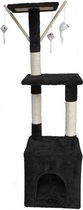 HAAR & VEREN O'Malley Cat Tree - 30 x 30 x 110 cm - Zwart