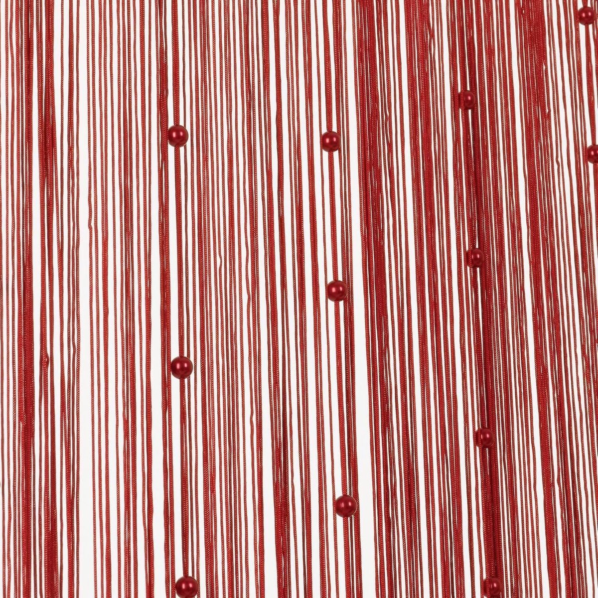 2LIF Helena Rood Draadgordijn deur - 90 x 200 cm