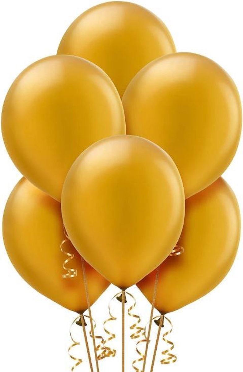 Daily Style – Ballonnen – Metallic Goud – 50 stuks – Feestdecoratie
