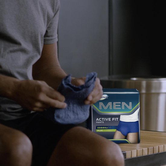 TENA Men Pants - verband voor incontinentie en urineverlies -Plus Medium - 2 x 9 broekjes - TENA