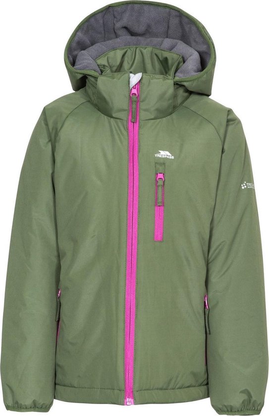 Trespass Childrens Girls Shasta Waterproof Jacket (Moss)