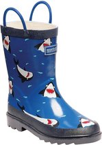 Regatta - Kids Minnow Printed Wellington Boots - Laarzen - Kinderen - Maat 38 - Blauw