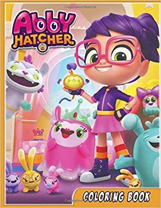 Abby Hatcher Coloring Book Print Brother 9781700230263 Boeken 4541