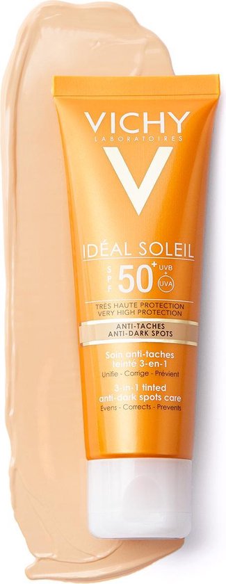 Vichy Idéal Soleil Anti-Dark Spots SPF50 - 50ml - zonnebrandcrème - VICHY