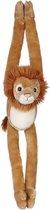 Pluche bruine leeuw knuffel 74 cm - Leeuwen dieren knuffels - Speelgoed voor kinderen