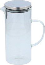 Alpina Waterkan met deksel - 1,3 L - Glas
