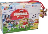Puzzles 3D - Enfants - Thème Football - 45 pièces de puzzle - Taille: 29 X 39 CM