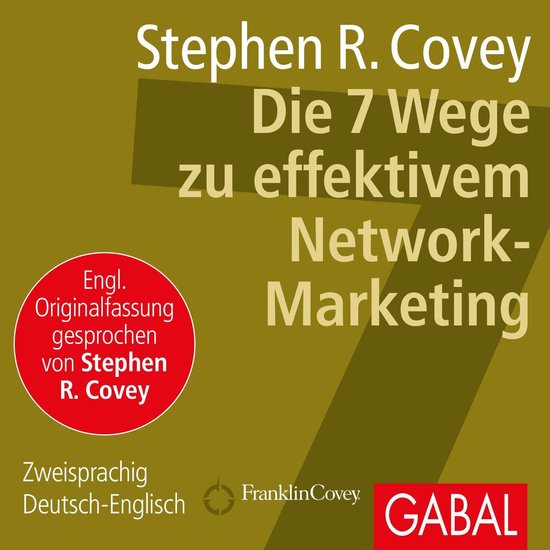 Die 7 Wege zu effektivem Network-Marketing - cover